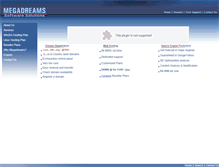 Tablet Screenshot of megadreamssoft.com